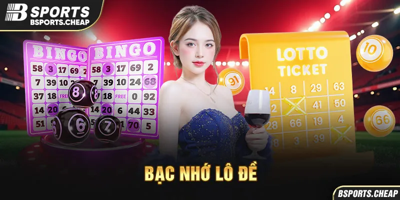Bắc nhớ lô đề BSport với hình ảnh vé số và bóng xổ số