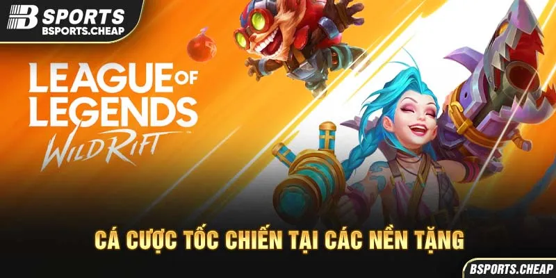 Quảng cáo tiềm năng phát triển esports Tốc Chiến với nhân vật game tại Bsport