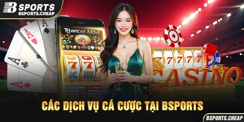 Quảng cáo các dịch vụ cá cược tại Bsport với hình ảnh ứng dụng di động