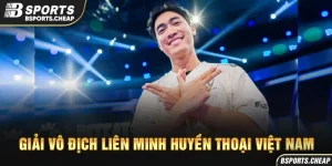 Giải vô địch Liên Minh Huyền Thoại Việt Nam BSport với hình ảnh người chiến thắng