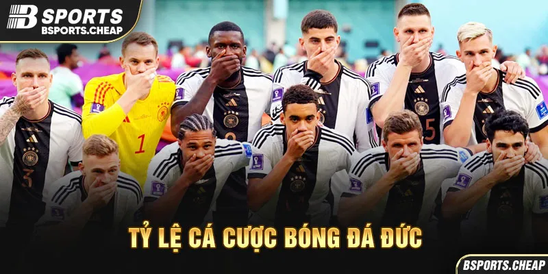 Tỷ lệ cá cược bóng đá Đức BSports với hình ảnh đội Đức
