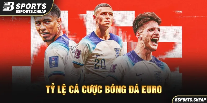 Tỷ lệ cá cược bóng đá Euro BSports với hình ảnh cầu thủ